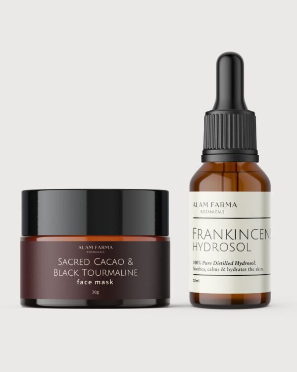 Sacred Cacao & Black Tourmaline Face Mask